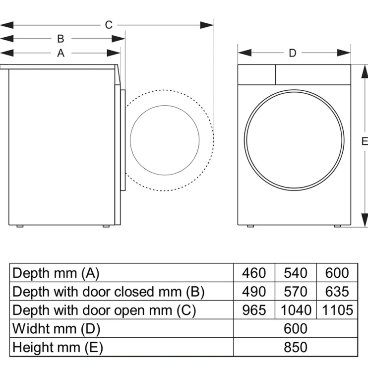 Пральна машина GORENJE WG4S84B1/UA Gorenje Gorenje